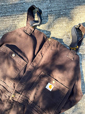 00s Female Chocolate Brown Carhartt Overalls