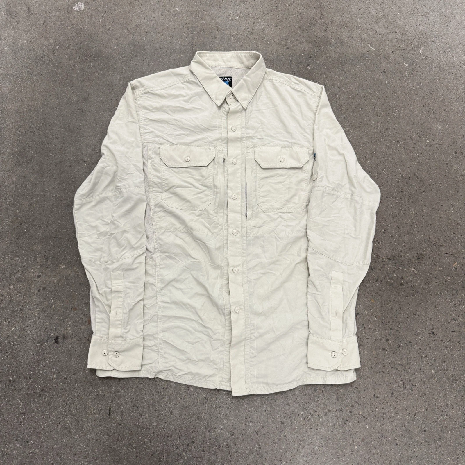 Kuhl Shirt Mens Medium Long Sleeve Button Up Hiking Outdoor Performance