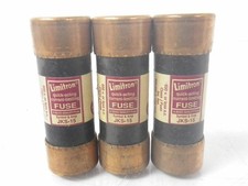 JKS-15 JKS15 Bussmann Limitron Quick Acting Current Limiting Fuse LOT OF 3 Used
