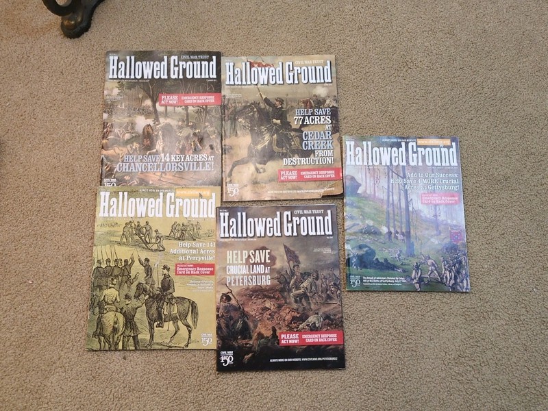 5 HALLOWED GROUND MAGAZINE CIVIL WAR BATTLEFIELD ISSUES 2011 2012 Gettysburg 