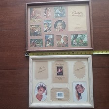 New Vintage Photo Collage Wall Frame 17 photos 11" x 14" 12" x 16" Lot of 2
