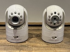 Infant Optics DXR-8 Cameras Set Of 2 W 1 Optical Zoom Lens White TESTED Read 