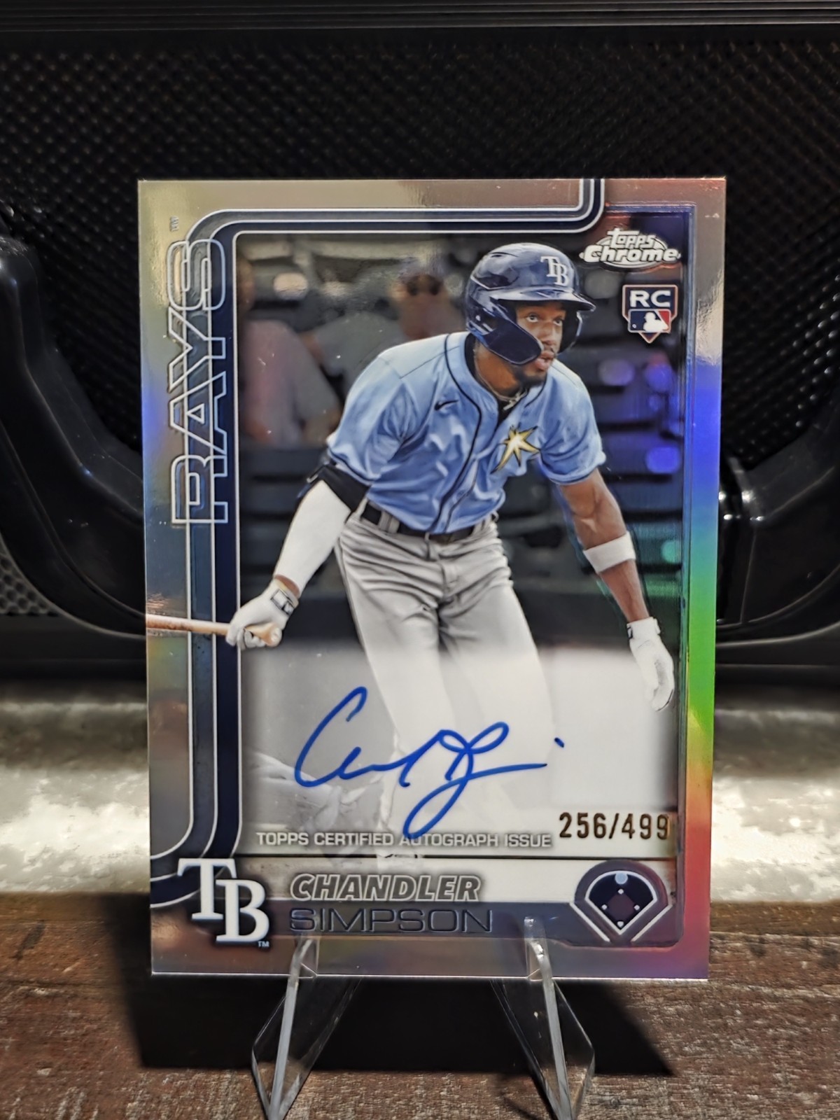 2025 Topps Chrome - Rookie Autographs Chandler Simpson #RA-CSI Refractor /499