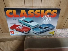 AMT CLASSICS Three Complete Car Kits In One Box. 1/25 Scale New Sealed In Box