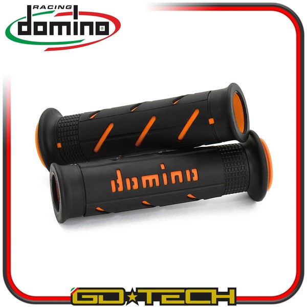 Domino A250 On Road Racing Manopel Paar 2 StüCk 22Mm 24Mm Gummi Flansch 43Mm-image
