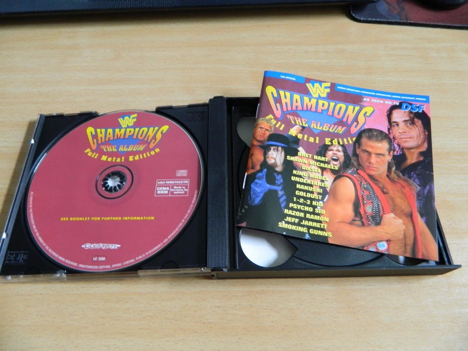 WWF Champions - The Album - CD - Full Metal Edition (1996) Wrestling - Bild 3 von 4