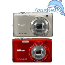 Nikon COOLPIX S3100 Digital Camera 14.0 MP 5x Optical Zoom with Accessories
