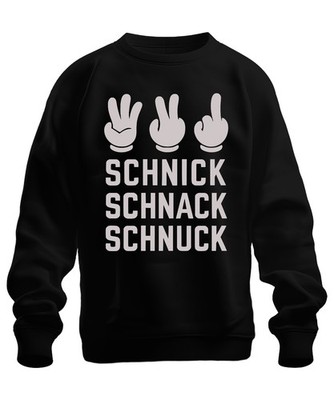 Knick Knack Snack Game Hand Sign Gift Funny Retro Unisex Sweatshir