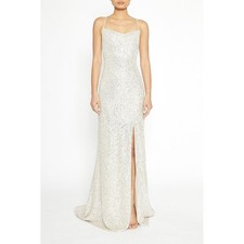 True Decadence Maxi Dress UK14 in Tan RRP £125