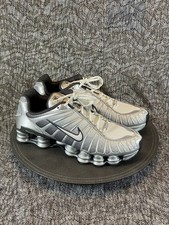 Nike Shox TL Print Men's Size 11 Sneaker Metallic Silver Summit White IH4466 095