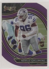 2020 Panini Select Field Level Purple Prizm Die-Cut Neville Gallimore #398 0c6