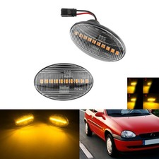 2x LED Seitenblinker Blinklicht klar Für Opel/Vauxhall Astra F T92, Corsa B S93
