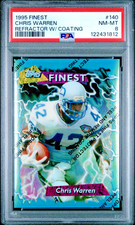 1995 FINEST 140 CHRIS WARREN REFRACTOR W/ COATING  PSA 8  5747