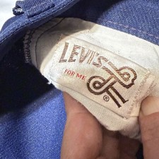 Vintage 60s High Waist Navy Wide Leg Trousers Big E Tab Women s Pants 28