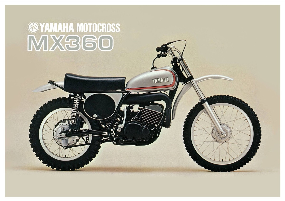 YAMAHA Poster MX360 based on the RT3 VMX 1973 Superb Suitable to