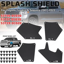 Splash Shield Fit For Toyota Tundra & Sequoia 2007-2022 Fender Liner Apron Guard