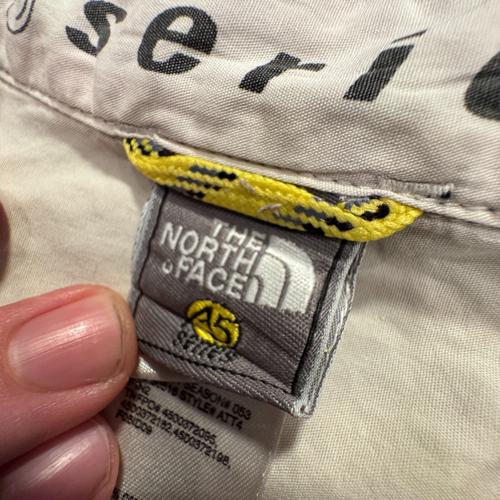 Vintage The North Face Shirt Mens Large Aztec Stripe Button Up  ZipA5 Series