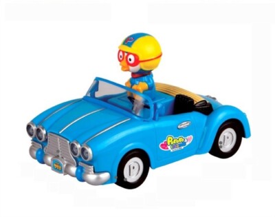 Little Penguin Pororo Push And Go Sports Car Toy Cute Design Pullback Baby Toy
