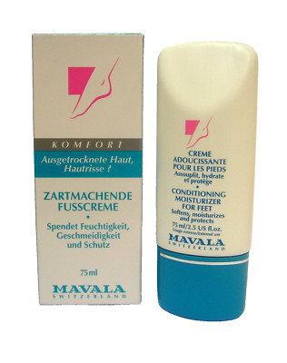 (233,33   / L) MAVALA 75 ml zartmachende Fußcreme pflegt rissige trockene Füsse