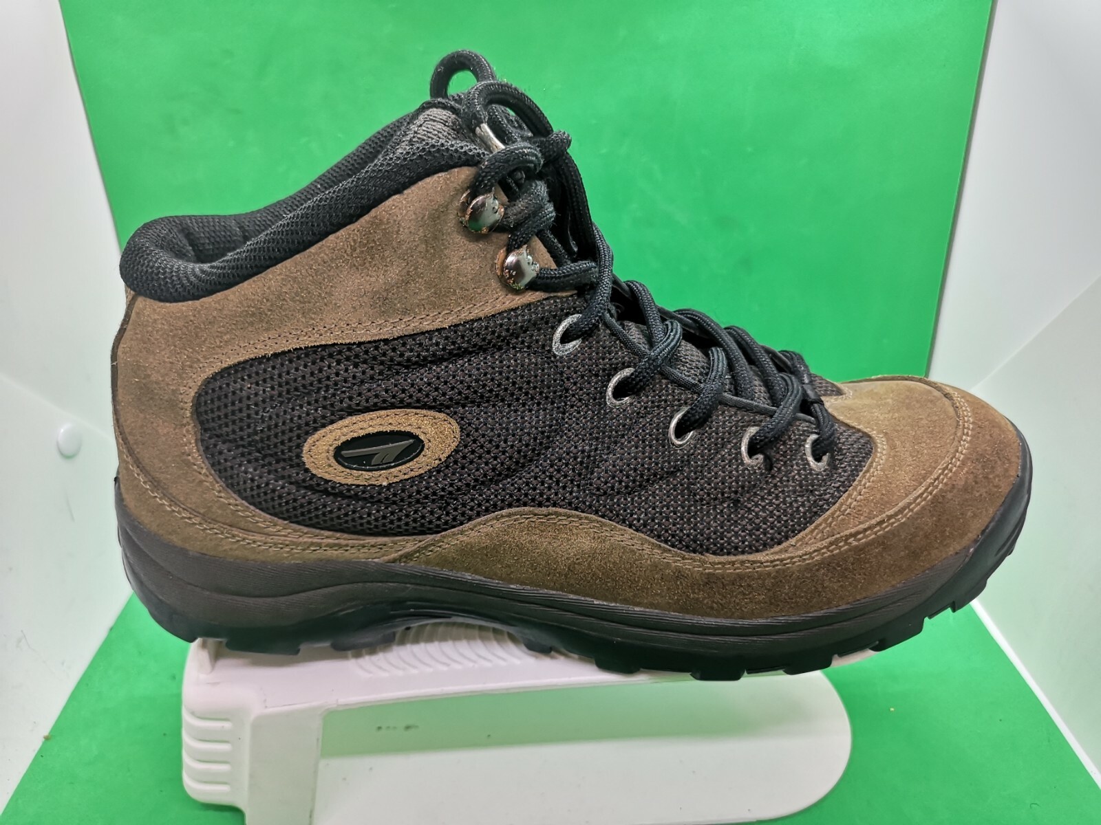 HiTec Men's Light Hiking Trail Boot Leather Smokey Brown Crestone SIZE