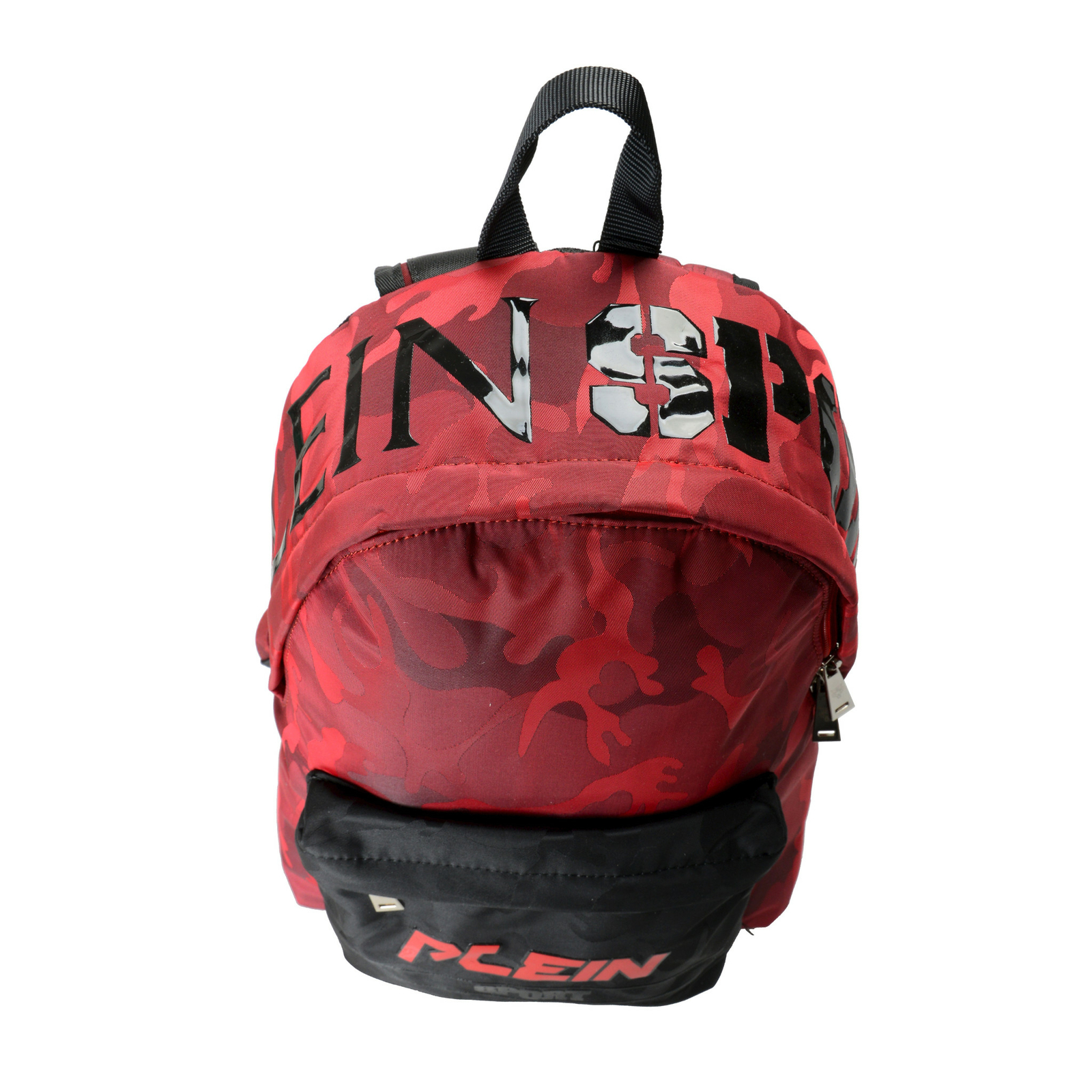 Plein Sport Unisex Military Print Red "ZAINO EASTPAK" Backpack Bag