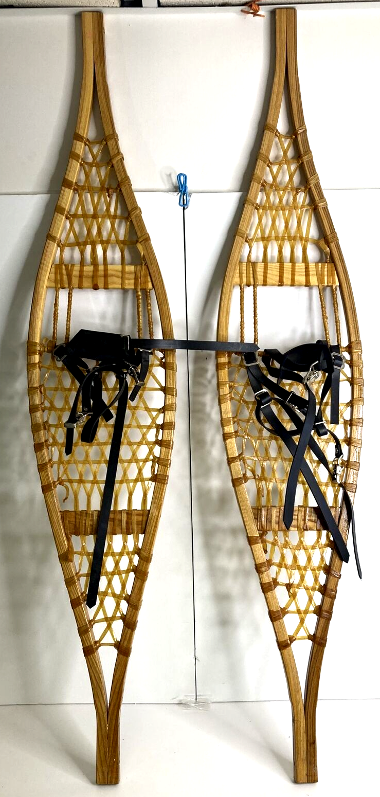 Ojibwa Finished Snowshoes with Neoprene Bindings 9.5 x 48 eBay