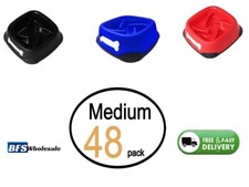 Bulk 48 Slow Feeder Dog Bowls Large, Anti-Choke, Anti-Slip, Colorful