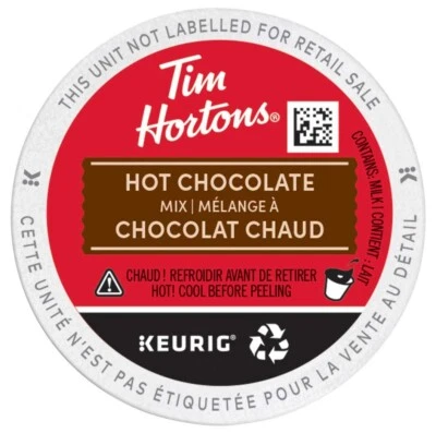 Tim Hortons Hot Chocolate 100K-Cups Bulk Package