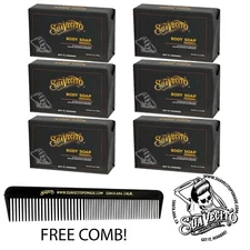 Suavecito Shower Bar Body Soap Original - 6 Pack