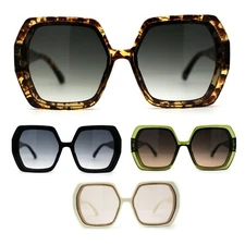 Womens Mod Plastic Butterfly Chic Sunglasses