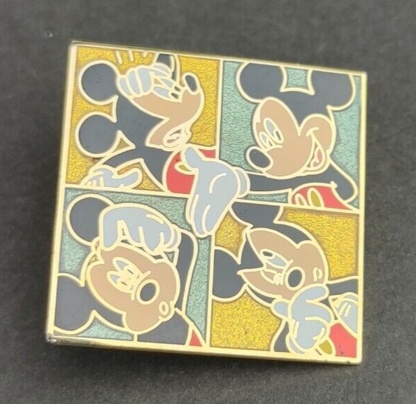 Mickey Mouse Four Panel Puzzle Emotions Reactions Rhombus 2007