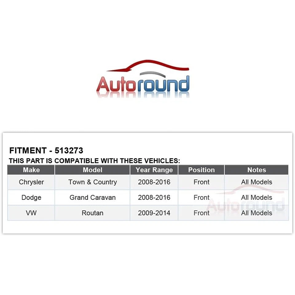 Front Wheel Hub & Bearing for Town & Country Dodge Grand Caravan Routan Ram C/V Foto 3 de 4