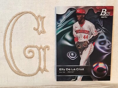 Elly De La Cruz, Cincinnati Reds, 2023 Bowman Platinum Top
