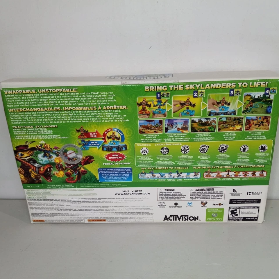 Skylanders Swap Force: Starter Pack  Sealed Instructions Xbox 360, 2013 - Image 4 of 4