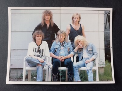 Panini The 1989 Smash Hits Aufkleber Sammlung Nr. 38 & 39 Def Leppard