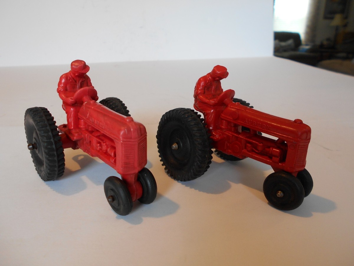 Vintage 1937-1952 Auburn Rubber Tractor Lot Of 7 Farm
