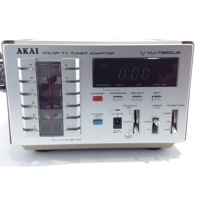 ト静】 ☆ AKAI VU-J TV TUNER UK-30 TAPE VA-300 VH-1 LC-303 BATTERY