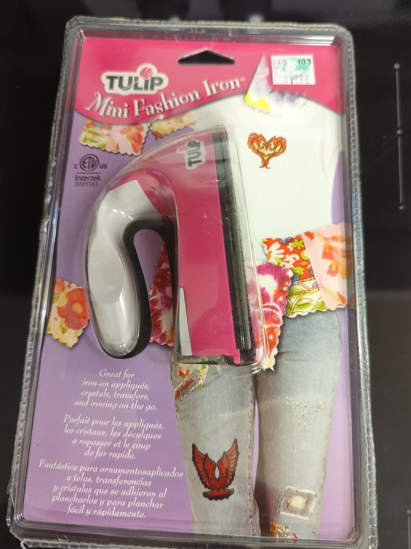 Tulip Mini Iron - Crafts or Mini Touch Ups Attach Beads Stones Appliques & More