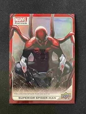 Superior Spider-Man 2022 Upper Deck Marvel Platinum Red Rainbow #187