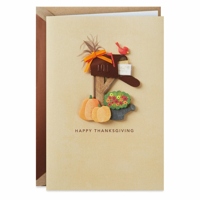 Hallmark Signature Collection Thanksgiving Greeting Card eBay