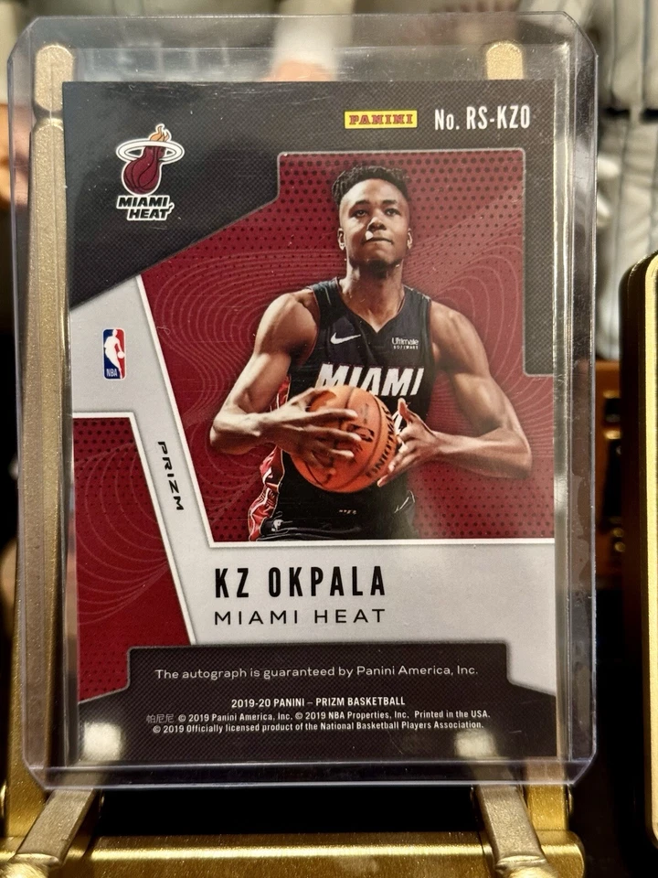 2019-20 Panini Prizm KZ Okpala Rookie Signatures Prizms Choice RC Auto #RS-KZO - Image 2 of 2