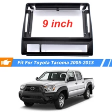 For 2005-2013 Toyota Tacoma 9 inch 2DIN Car Stereo Radio Fascia Dash Frame Trim