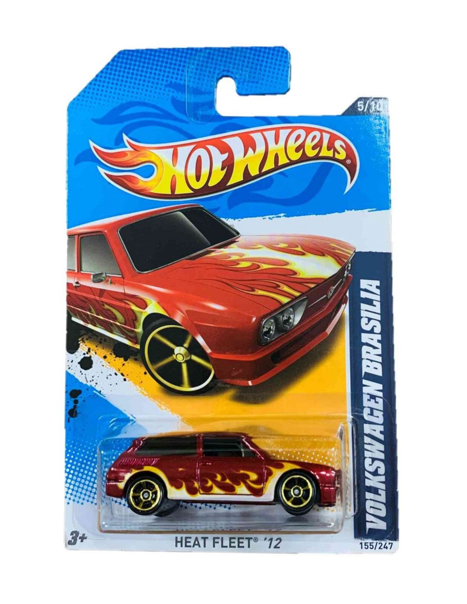 Hot Wheels 2012 New Models 4台セット Hot Wheels 2012 Heat Fleet Volkswagen Brasilia Red 155/247