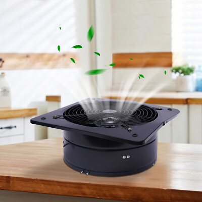 #ad #ad 16Inch Fan Utility Blower Industrial Axial Flow Exhaust Fan Black 2800r min 300W $104.12