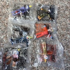 VTG Jack in the Box Kids Meal Bendable Jack, 1999-2000 Set Of 6 NIP Sealed 387