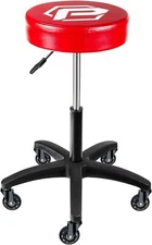 Powerbuilt Height Adjustable Rolling Workshop Bench - 240250, Red