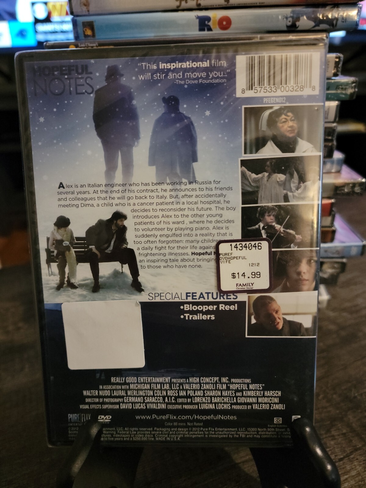 Hopeful Notes (DVD) Brand New Sealed DVD - Walter Nudo / Colin Ross ...