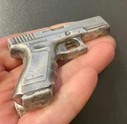 ~4.8 Troy Oz MK BarZ "3D Glock" 2 Part Sand Cast .999 FS
