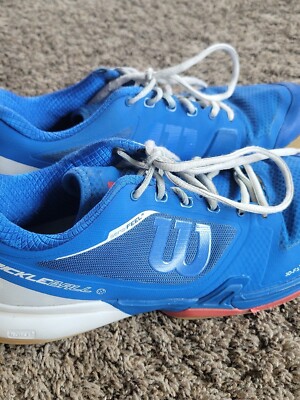 Wilson Rush Pro 3.0 Pickleball Shoes WRS324720 Blue Men's Size 10.5 