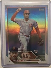 2023 Topps Series 1 David Villar RC Rainbow Foil SF Giants #277